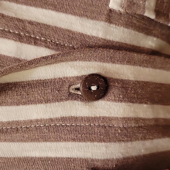 Free People Beach | Crossroads Striped Tunic Dress Cotton Blend - size XS - Picture 3 of 10